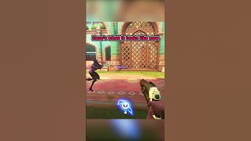 Beaming an invisible Sombra now looks like this! #overwatch #overwatch2