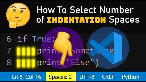 VSCode How To Change Indentation