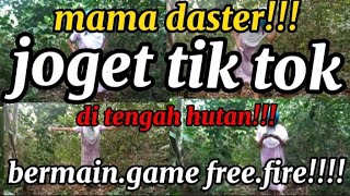 Mama-Mama Daster Joget Tiktok Mengunakan Helm Auto Sangat Gila