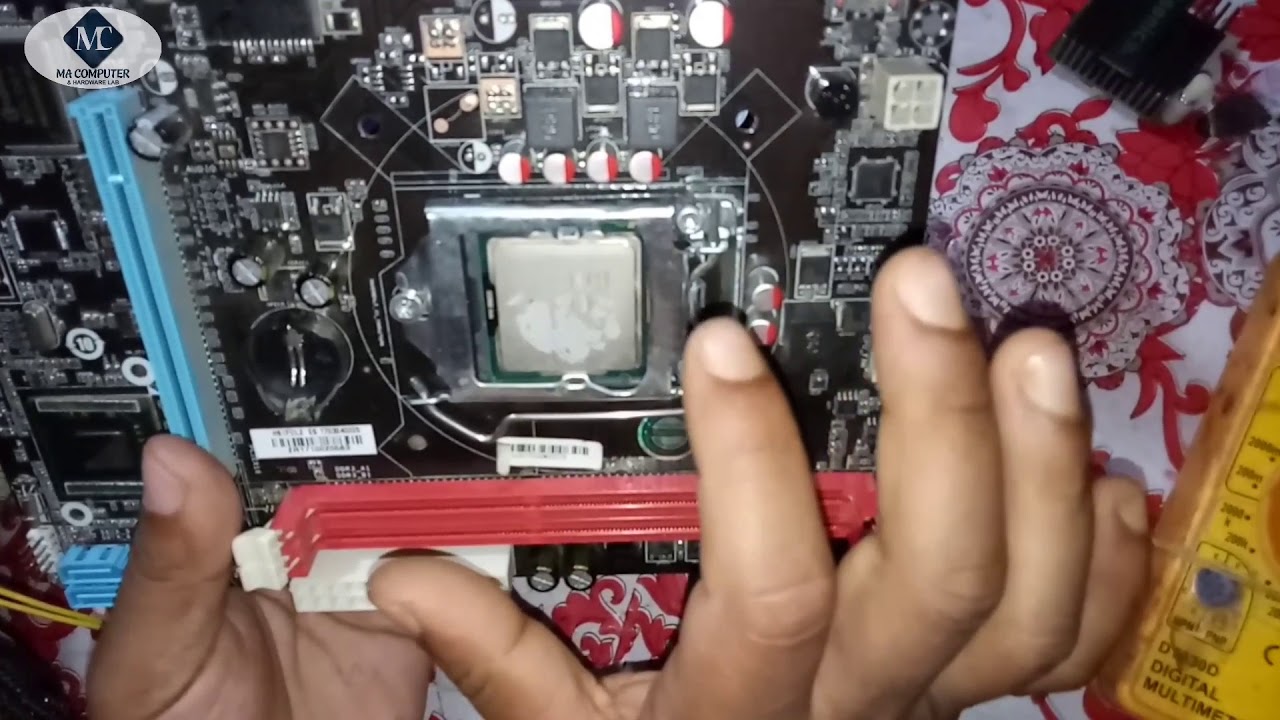 How To Repair Desktop Motherboard in Power Problem solv | Bangla ...