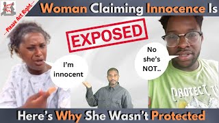 امرأة تدّعي البراءة يُكشف أمرها من قبل أحد المارة screenshot 2