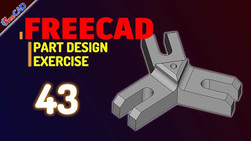FreeCAD Exercise 43 Part Design Tutorial For Beginner