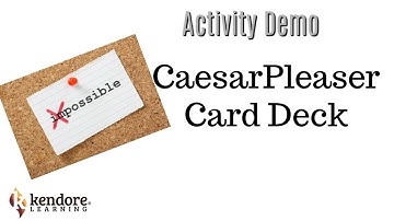CaesarPleaser Card Deck⎪Kendore Learning/Syllables Learning Center