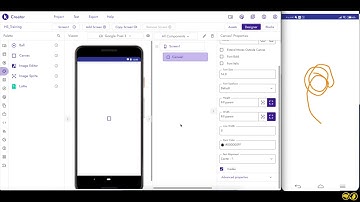 Kodular tutorial in tamil - Canvas