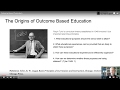 Outcome Based Curriculum