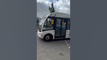 PC Coaches Optare Solo SR Branding 49 leaving Lincoln Central Bus Station to Bassingham 27/08/2025