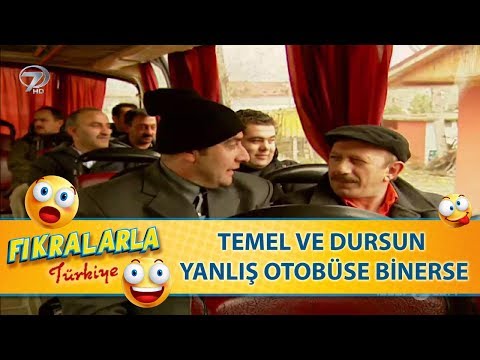 Temel ile Dursun Yanlış Otobuse Binerse  - Türk Fıkraları  30