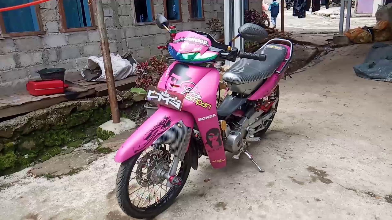  modifikasi  pink supra  fit  pesona 3 danau YouTube