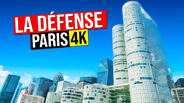 LA DEFENSE - Paris, France 4K (Grande Arche, skysc...