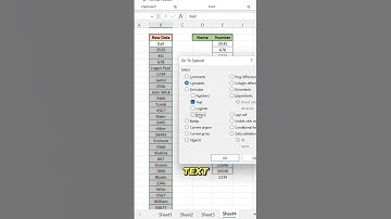 Magic of Ctrl + G in Excel - Shortcut for Go to Special in Excel #excel