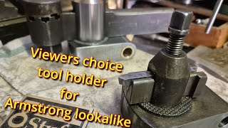 armstrong toolholder part 2