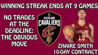 Cavs Winning Streak Broken by 76ers and A New 10-Day Contract