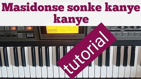masidonse sonke itende tutorial || how to play itende style keyboard
