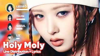 IVE - Holy Moly (Line Distribution + Lyrics Karaoke) PATREON REQUESTED