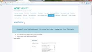 NOOTHEME Extensions - NOO Weather Tutorial Guide