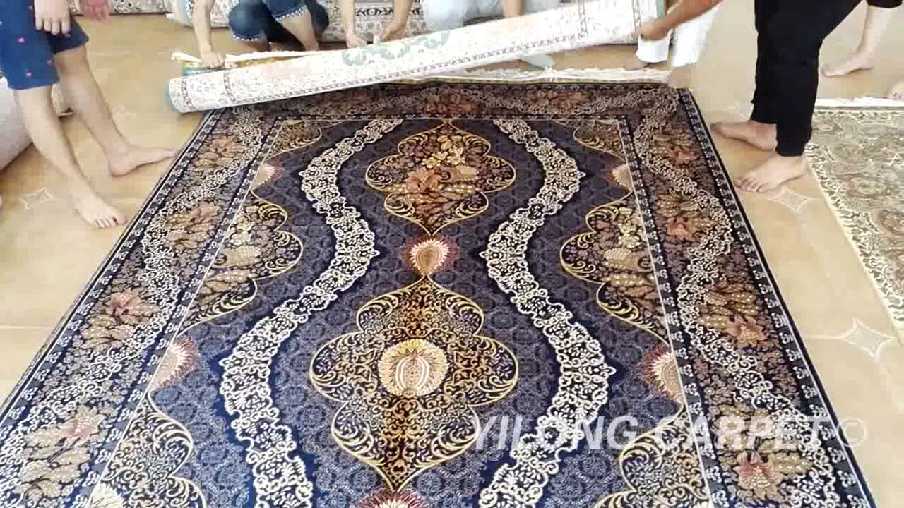 Kashmir Artificial Silk Rug Handmade Carpet Sales YouTube