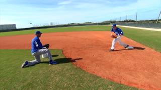 First Base Drills - Fundamentals of First Base Series by IMG Academy Baseball Program (4 of 4)