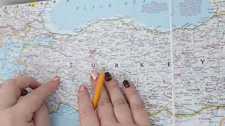 ASMR ~ Afyonkarahisar, Türkiye History & Geography ~ Soft Spoken Map Tracing Google Earth screenshot 2