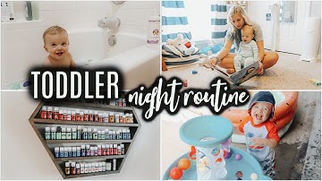 NIGHT TIME ROUTINE | TODDLER BEDTIME ROUTINE 2020