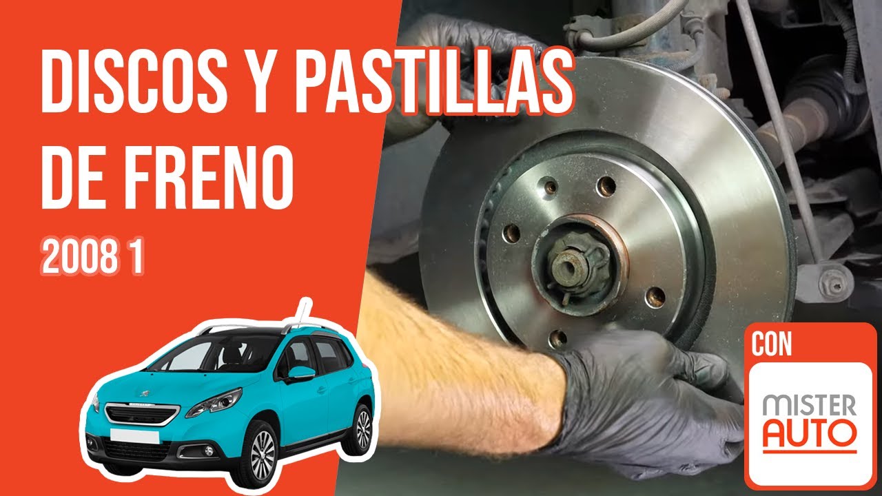 Cómo cambiar los discos y las pastillas de freno delanteros Peugeot 2008 1  🚗 