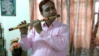 Tere mere beech mein, played on flute by,  Dr.V.P. Maurya