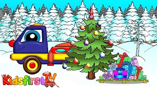 christmas for kids with a kids truck jingle bells