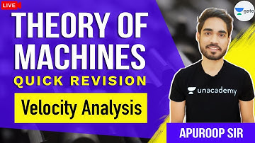 Velocity Analysis I Quick Revision | Theory of Machines | GATE 2021 Mechanical Exam Preparation