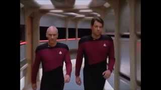 Picard & Riker - Who Can It Be Now? - temporal causality loop