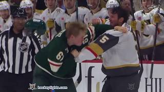 Jeremy Lauzon vs Rieger Lorenz | Oct 12, 2026 | Vegas Golden Knights at Minnesota Wild