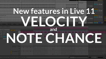 Ableton Live 11: How to use Velocity and Note Chance – By an Ableton Certified Trainer