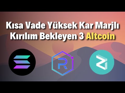 Kısa Vade Yüksek Kar Marjlı Kırılım Bekleyen 3 Altcoini #sol #ray #zil