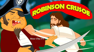 Robinson Crusoe - The Brave Man | Classic Adventure Story in English | Stories For Kids in MooChu TV