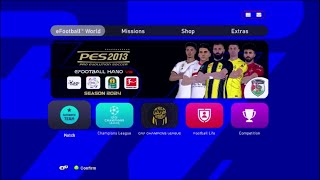 PES 2013 - Efootball Hano V3 Season 2024 PES 2013 - Efootball Hano V3 Season 2024