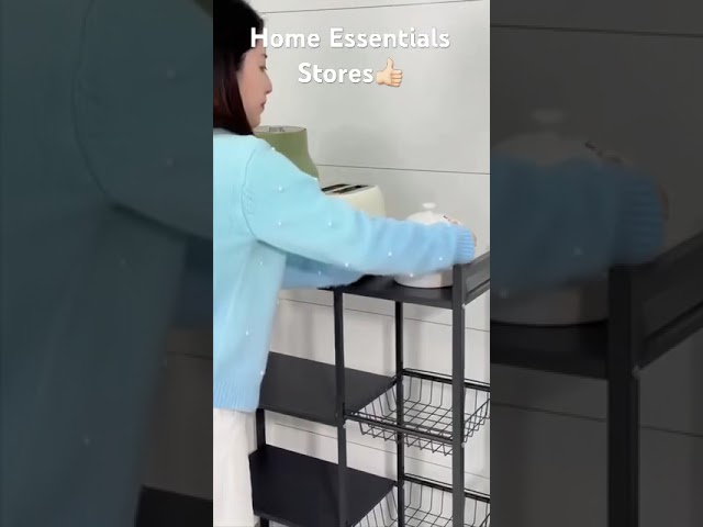 4-Layer Kitchen Rack With Side Baskets