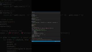 🔥 Glowing Heart Animation in Python Turtle | Beautiful Math + Code ❤️✨ #coding #arduino #programming