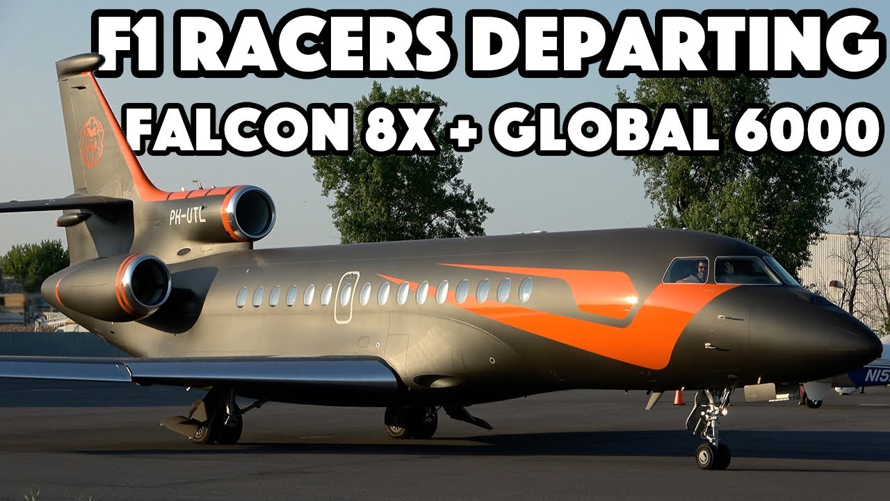 CANADIAN GRAND PRIX WINNERS - Max and George depart Montreal (FA8X + GLEX)