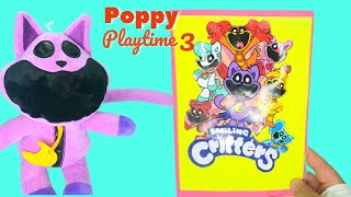 Poppy Playtime Chapter3 🍎🌈⚡❤🌙☀️💡  Making Catnap Gamebook ( + Smiling  Critters Squishy )