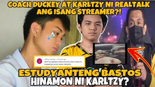 COACH DUCKEYY AT KARLTYZ NIREALTALK ANG ISANG STREAMER! | ESTYDYANTENG BASTOS HINAMON NI KARL?