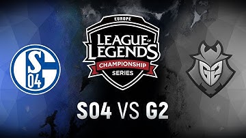 S04 vs. G2 | Final | EU LCS Regional Qualifier Game 1 | FC Schalke 04 vs. G2 Esports (2018)