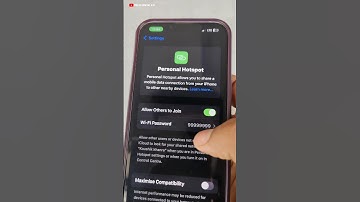 Parsonal Hotspot Password Change Kaise Kare | iPhone 13 #iphone