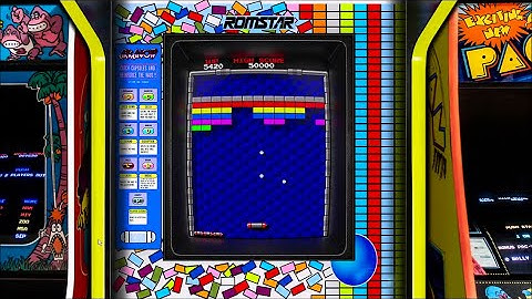 Arkanoid, Realistic Arcade Bezel with Reflective Shader by HyperSpaceMadness