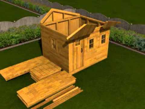 outdoor living today shed assembly youtube