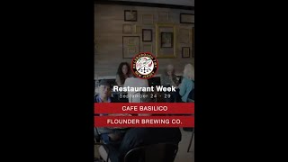 Restaurant Week 2024: Cafe Basilico Collaborates With Flounder Brewing