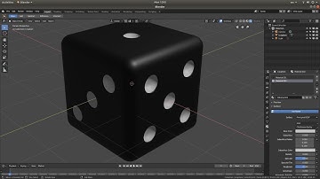 Blender 2.80 Novice Tutorial: How To Make A Simple 3d Dice.