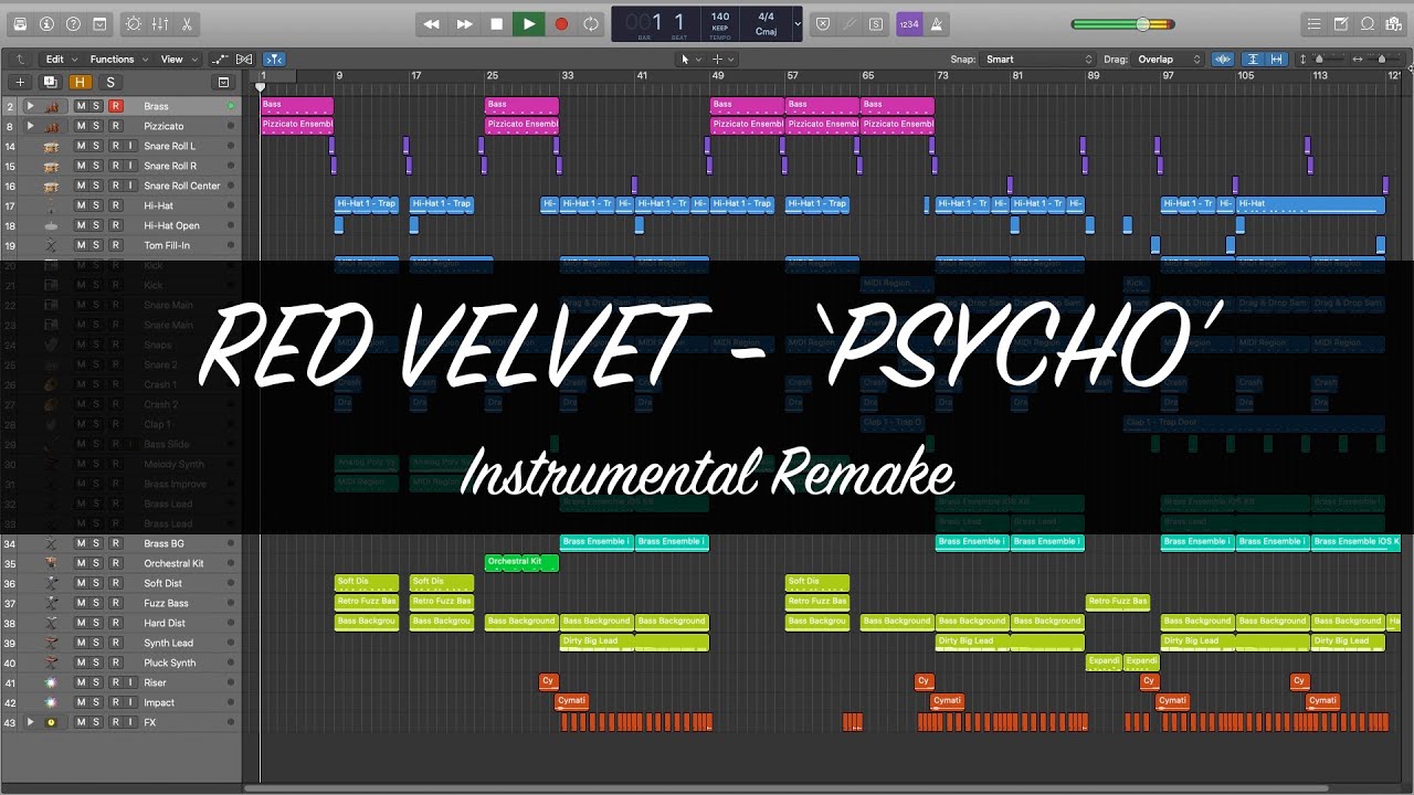 Red Velvet 'Psycho' (Instrumental Remake) YouTube