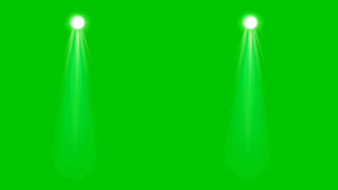 stage lights background green screen