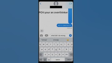 POV: your an overthinker