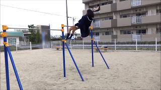 セーラー服で鉄棒やってみた２０１９通常編（１）