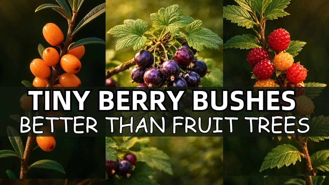 20 Tiny Bushes That Produce 10X MORE Food Than Fruit Trees!