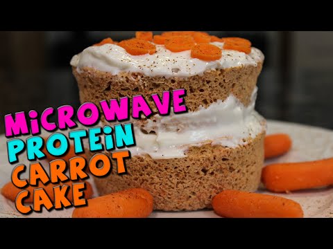 Microwave PROTEIN Carrot Cake Recipe